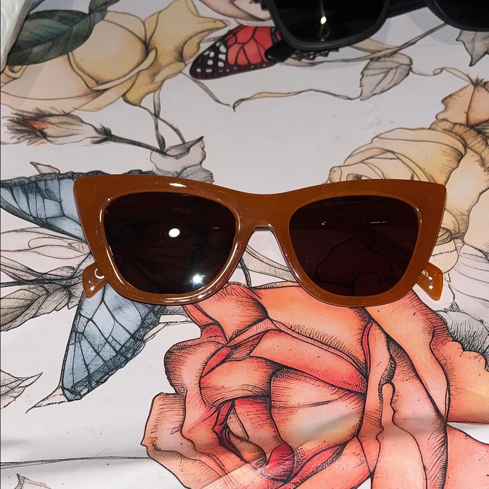 MNG orange clear Sunglasses for cat eye 57010620